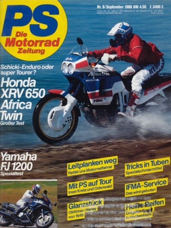 PS 9/1988 – Test Honda XRV 650 Africa Twin, Yamaha FJ 1200