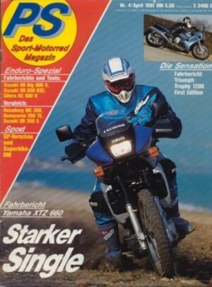 PS 4/1991 – Fahrbericht Triumph Trophy 1200, Suzuki DR Big 800 S