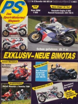 PS 12/1993 – Vergleich Ducati M 900 Monster vs. Yamaha TDM 850