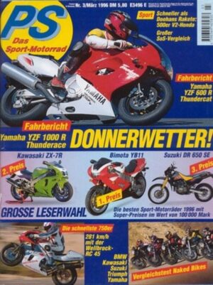 PS 3/1996 – Yamaha YZF 1000 R Thunderace, YZF 600 R Thundercat
