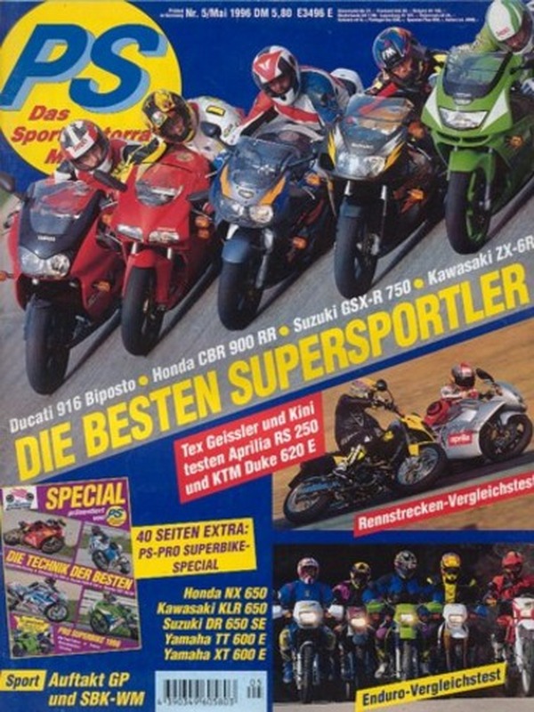 PS 5/1996 – Vergleich Aprilia RS 250 und KTM Duke 620 E