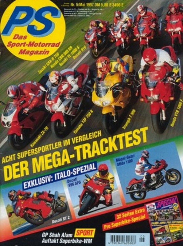 PS 5/1997 – Ducati 996 SPS, Ducati ST 2, Magni-Guzzi Sfida 1100