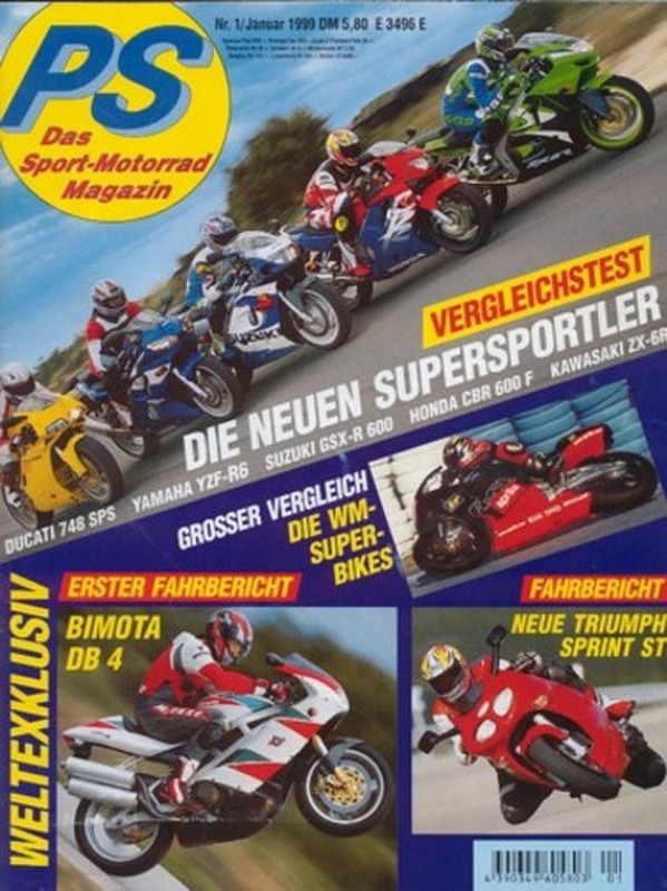PS 1/1999 – Test Triumph Sprint ST, Vergleich BMW K1, BMW K 1200 RS