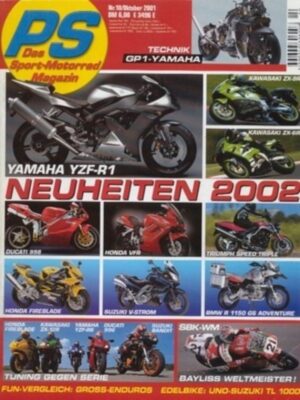 PS200110-800 PS 10/2001 – Vergleich Aprilia Caponord vs. BMW R 1150 GS & Co.