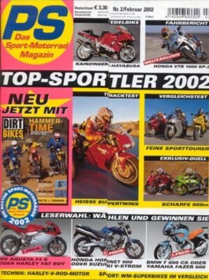 PS200202 PS 2/2002 – Honda VTR 1000 SP-2, Suzuki GSX 1300 R Hayabusa
