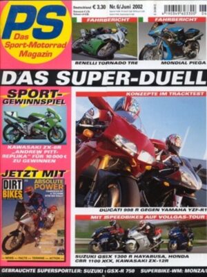 PS200206 PS 6/2002 – Vergleich Ducati 998 R vs. Yamaha YZF-R1