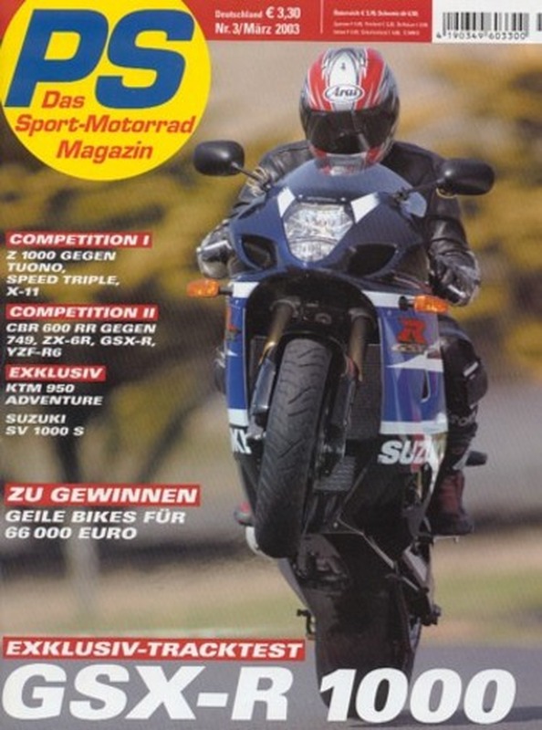 PS 3/2003 – Suzuki GSX-R 1000, Kawasaki Z 1000, Honda CBR 600 RR