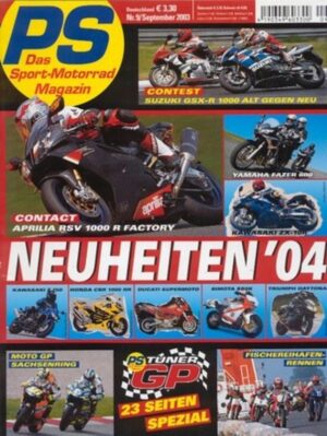 PS 9/2003 – Aprilia RSV 1000 R Factory, Suzuki GSX-R 1000, Tuner GP