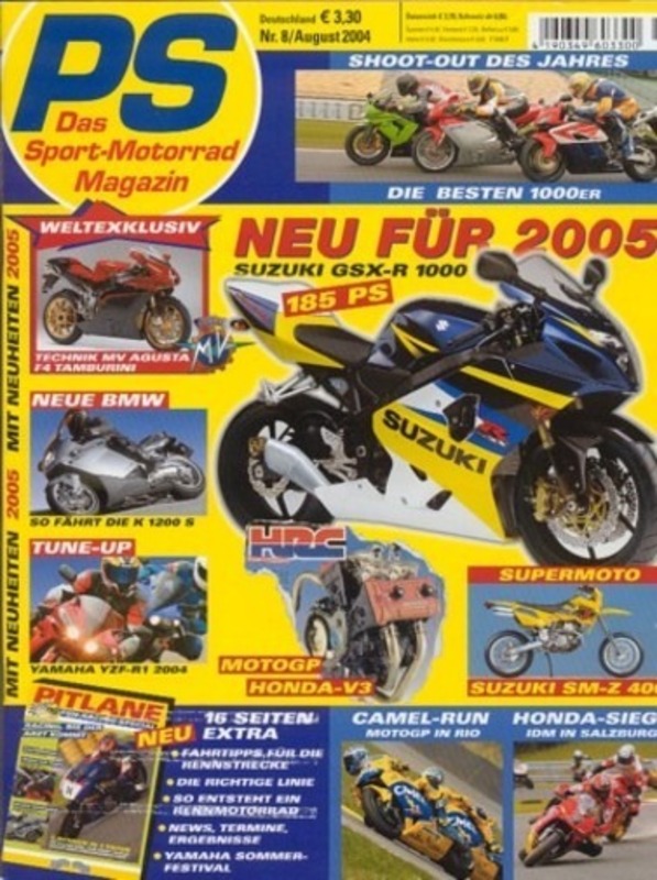 PS 8/2004 – Fahrbericht BMW K 1200 S; Tune Up Yamaha YZF-R1