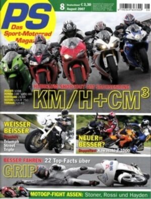 PS 8/2007 – Vorstellung Triumph Street Triple; Vergleich Kawasaki Z 1000 alt/neu