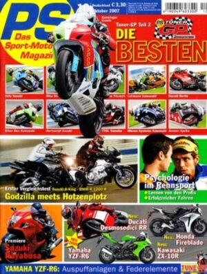 PS200710 PS 10/2007 – Suzuki B-King, BMW K 1200 R, Suzuki Hayabusa