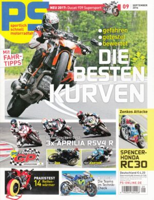 PS201609 PS 9/2016 – Aprilia RSV4 R, Ducati 999 R, Suzuki GSR 750, Honda RC30