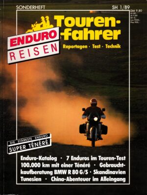 Tourenfahrer Sonderheft 1/1989 – Yamaha XTZ 750 Super Ténéré, BMW R 80 G/S