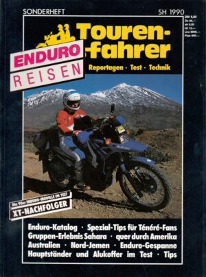 Tourenfahrer Sonderheft 1990 – Enduro-Reisen, Yamaha XT 600 E / XT 600 Ténéré