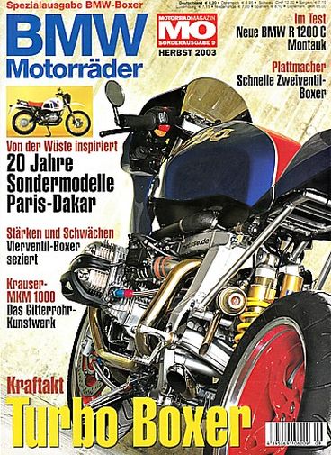 MO BMW Motorräder, Sonderausgabe 09 - R 1100 GS,  R 1200 C Montauk, Krauser MKM 1000