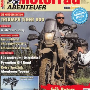Motorrad ABENTEUER 1/2 2015 – Test Triumph Tiger 800 XCx / XRx; Husqvarna FE 250; KTM Freeride 250 R; BMW F 800 GS Adventure