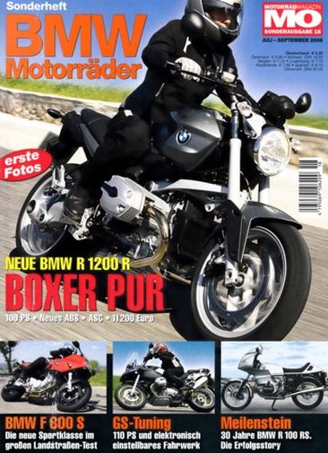 MO BMW Motorräder – R 1200 R, R 1200 GS, F 800 S, R 100 RS – Sonderausgabe 18