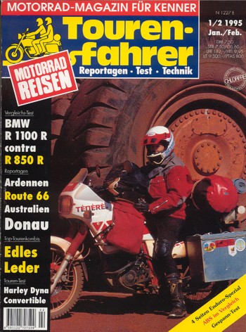 Tourenfahrer 1/2 1995 – BMW R 1100 R mit 59 kW (80 PS) im Vergleichstest, BMW R 850 R mit 52 kW (70 PS) im Vergleichstest