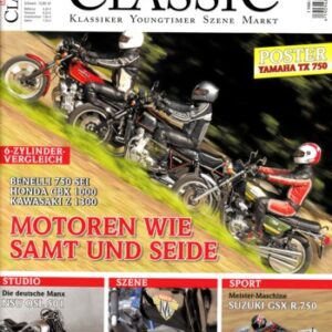MOTORRAD CLASSIC 1/2011 – Vergleich Benelli 750 Sei; Vergleich Honda CBX; Vergleich Kawasaki Z 1300; NSU 501 OSL, zur Rennmaschine umgebaut