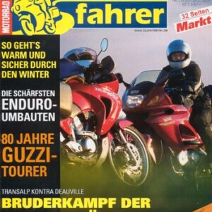 Tourenfahrer 1/2001 – Honda NT 650 V Deauville mit 41 kW (56 PS) im Vergleichstest, Moto Guzzi  : 80 Jahre, ein Jubiläum