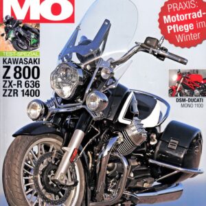 MO 1/2013 – Kawasaki Z 800 / E mit 83 und mit 70 kW (113/95 PS) Test & Technik; Kawasaki ZX-6R 636 mit 96 kW (131 PS) Test & Technik