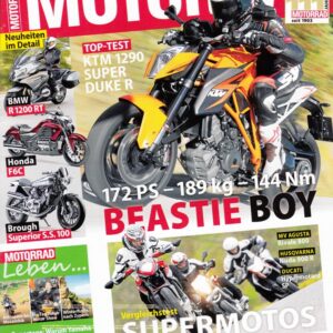 MOTORRAD 1/2014 – BMW R 1200 RT; Honda Gold Wing F6C; Brough Superior S.S. 100; Test KTM 1290 Super Duke R