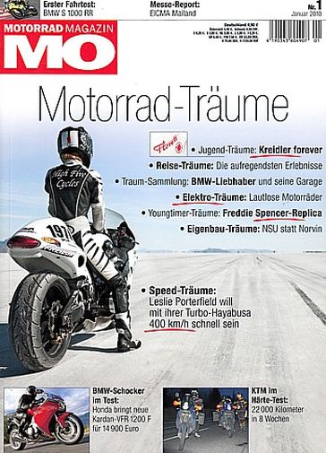 MO 1/2010 – BMW S 1000 RR mit 142 kW (193 PS) Test & Technik; Yamaha MT-01 SP mit 66 kW (90 PS) Test & Technik