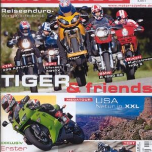 MOTORRAD 1/2007 – Test Kawasaki Ninja ZX-6R; BMW R 1200 S; Moto Guzzi 1200 Sport; Pierobon - F042 Ducati
