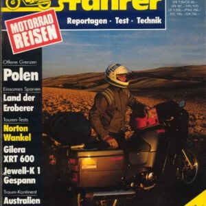 Tourenfahrer 1/1990 – Norton Commander mit 63 kW (85 PS) im Touren-Test, Gilera XRT 600 mit 30 kW (41 PS) im Touren-Test