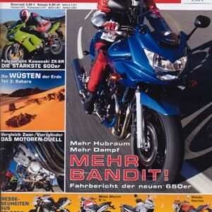 MOTORRAD 1/2005 – Suzuki Bandit 650 S; Kawasaki ZX-6R Ninja; Kawasaki ZX-10R Ninja; Ducati 999