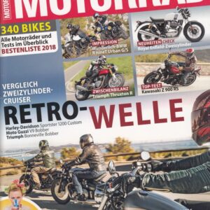 MOTORRAD 02/2018 – Retro‑Welle, Z900RS Top‑Test, Bestenliste 2018, Cruiser Vergleich