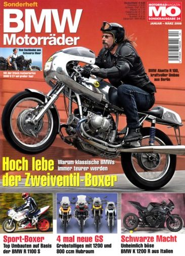 MO BMW Motorräder, Sonderausgabe 24 - BMW R 1200 GS mit 77 kW (105 PS) Test & Technik; BMW R 1100 S, hier von Renz, Rösner und No Limit getunt
