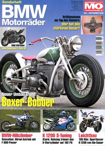 MO BMW Motorräder, Sonderausgabe 26 - BMW, der Bobber-Trend; BMW R 1200 S, hier von Alu-Sauer getunt