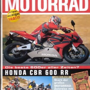 MOTORRAD 2/2003 – Test Honda CBR 600 RR; Test Honda Varadero 1000; Test Kawasaki ZX-6RR; BMW R 1150 R