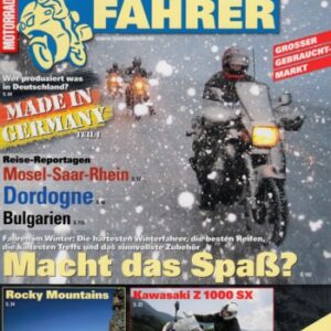 TOURENFAHRER 2/2011 – Kawasaki Z 1000 SX mit 102 kW (138 PS) im Touren-Test, BMW G 650 GS mit 35 kW (48 PS) Test & Technik
