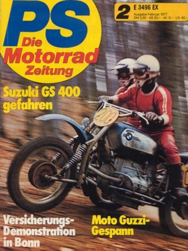 PS 2/1977 – Sanglas 400 Electrico mit 18 kW (25 PS) Test & Technik, KTM 250 MC mit 25 kW (34 PS) Test & Technik