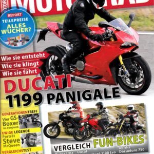 MOTORRAD 2/2012 – Ducati 1199 Panigale, erste Fahreindrücke; Test KTM 690 SMC R; Aprilia SMV 750 Dorsoduro; Ducati Hypermotard 1100 Evo