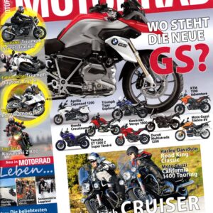 MOTORRAD 2/2013 – Test BMW F 800 GT; Test Kawasaki Z 800; Test Triumph Daytona 675 R; Vergleich BMW R 1200 GS