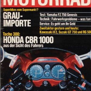 MOTORRAD 2/1987 – Test Honda CBR 1000 F; Test Honda CBR 600 F; Vergleich Kawasaki 750 H2; Vergleich Suzuki GT 750