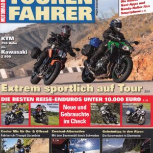 TOURENFAHRER 2/2019 – Kawasaki Z 900 mit 92 kW (125 PS) im Vergleichstest, KTM 790 Duke mit 77 kW (105 PS) im Vergleichstest