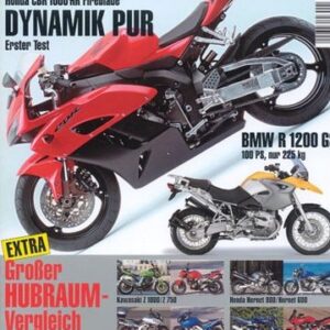 MO 2/2004 – Suzuki DL 1000 V-Strom mit 72 kW (98 PS) im Vergleichstest; BMW R 1200 GS mit 74 kW (100 PS) als Neuheit für 2004
