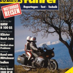 Tourenfahrer 2/1990 – BMW R 100 GS mit 44 kW (60 PS) im Langstreckentest, Moto Guzzi 1000 SP3 mit 52 kW (71 PS) Test & Technik