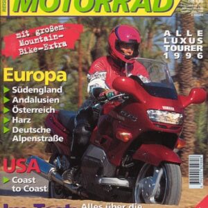 REISE MOTORRAD 2/1996 – Yamaha GTS 1000 A mit 72 kW (98 PS) im Reise-Test, Triumph Thunderbird 900, damit unterwegs im Harz