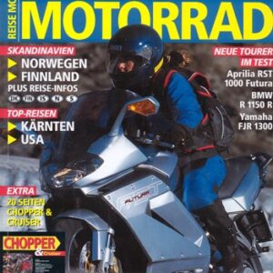REISE MOTORRAD ride on! 2/2001 – Yamaha FJR 1300 mit 105,5 kW (144 PS) Test & Technik, BMW R 1150 R mit 62,5 kW (85 PS) Test & Technik