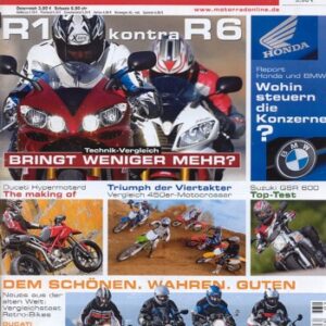 MOTORRAD 2/2006 – Ducati Hypermotard 1100 / S, die Entstehungsgeschichte; Vergleich Yamaha YZF-R1; Vergleich Yamaha YZF-R6