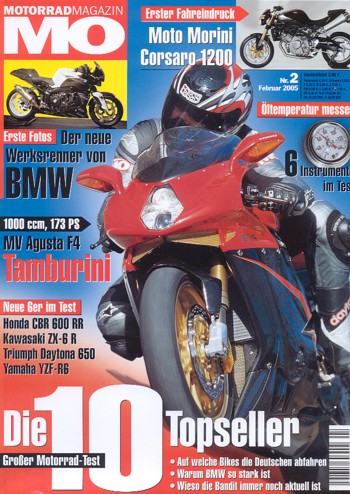 02_92.jpg MO 2/2005 – Suzuki SV 650 mit 53 kW (72 PS) im Vergleichstest; Kawasaki W 650 mit 37 kW (50 PS) im Vergleichstest