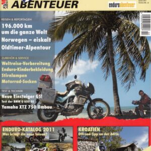 Motorrad ABENTEUER 3/4 2011 – Test BMW G 650 GS; Test Gas Gas EC 300 E; Yamaha XTZ 750 Super Ténéré, hier umgebaut zum Wüstenrenner