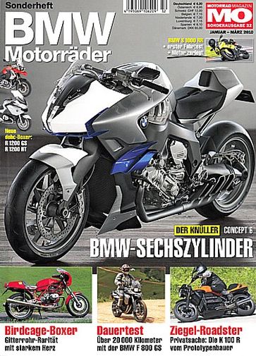 MO BMW Motorräder, Sonderheft 32 – BMW F 800 GS mit 63 kW (85 PS) nach dem Dauertest; BMW S 1000 RR mit 142 kW (193 PS) Test & Technik