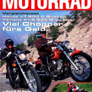 MOTORRAD 3/1997 – Test Bimota SB6 R; Honda VT 600 C Shadow; Yamaha XVS 650 Drag Star; Test Ducati Monster 750