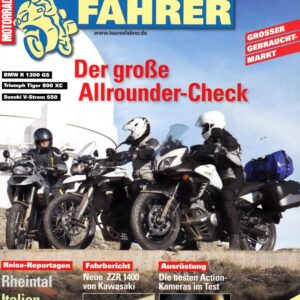 TOURENFAHRER 3/2012 – Suzuki V-Strom 650 mit 51 kW (69 PS) im Touren-Test, Triumph Tiger 800 XC mit 67 kW (91 PS) im Touren-Test